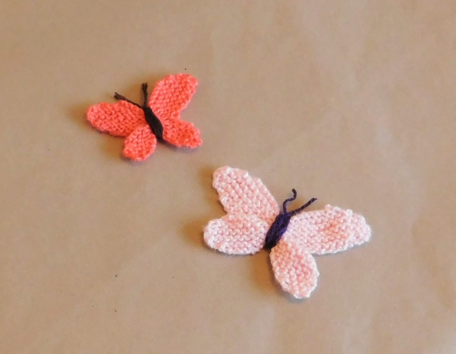 Marianna's Lazy Daisy Days Knitted Butterflies