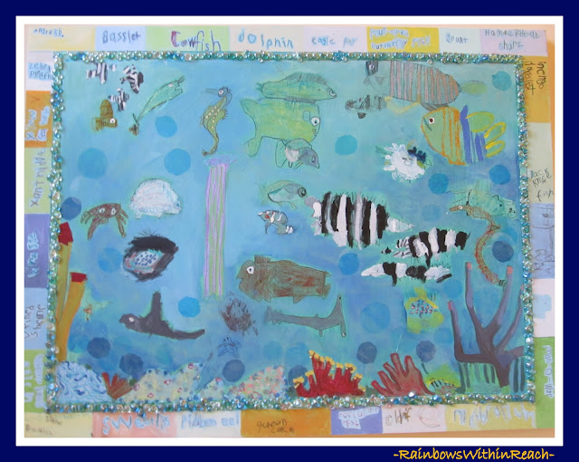 photo of: Underwater Collaborative Art Project 