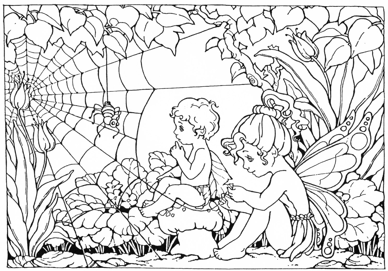 faery coloring book pages - photo #41