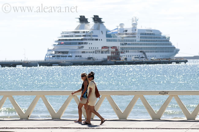 Verano en Puerto Madryn Rambla en Puerto Madryn