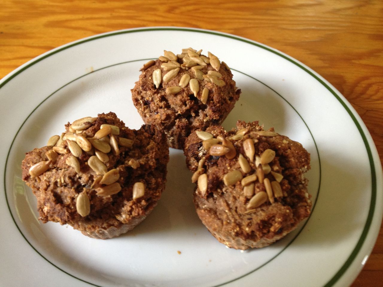 Eat2Thrive Vegan Adventures Sunflower Raisin Buckwheat Muffin