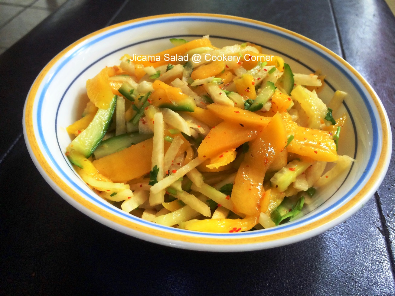 Jicama Cucumber Mango Salad