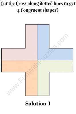 Cut the Cross Puzzle Solution-1