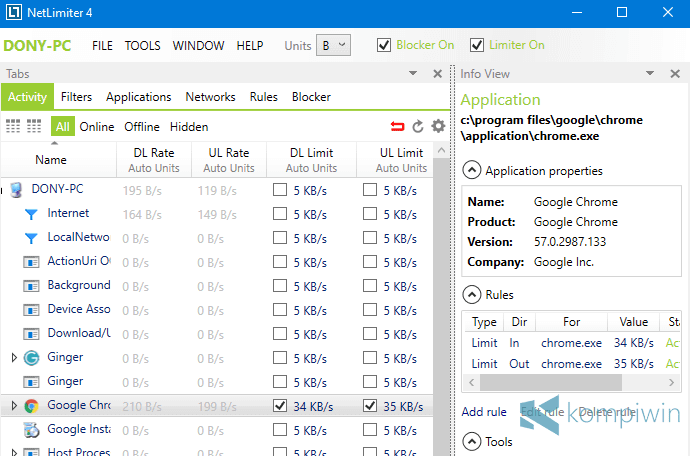 batasi kecepatan internet agar lebih hemat