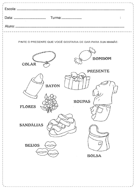 Atividades do dia das mães para o ensino fundamental Aqui você vai encontrar muitas atividades do dia das mães para o ensino fundamental bem explicativas que poderá ser utilizadas com carinho e atenção.