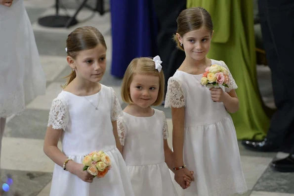 Crown Princess Victoria, Prince Daniel, Princess Madeleine, Chris O'Neil and Princess Leonore, Crown Prince Frederik and Crown Princess Mary of Denmark, Queen Mathilde of Belgium, Queen Margrethe of Denmark, Queen Maxima of the Netherlands, Sophia, Countess of Wessex, Queen Margrethe of Denmark, Queen Sonja of Norway Crown Prince Haakon and Crown Princess Mette -Marit, Prince Joachim and Princess Marie, Princess Hisako Takamado, Princess Estelle 