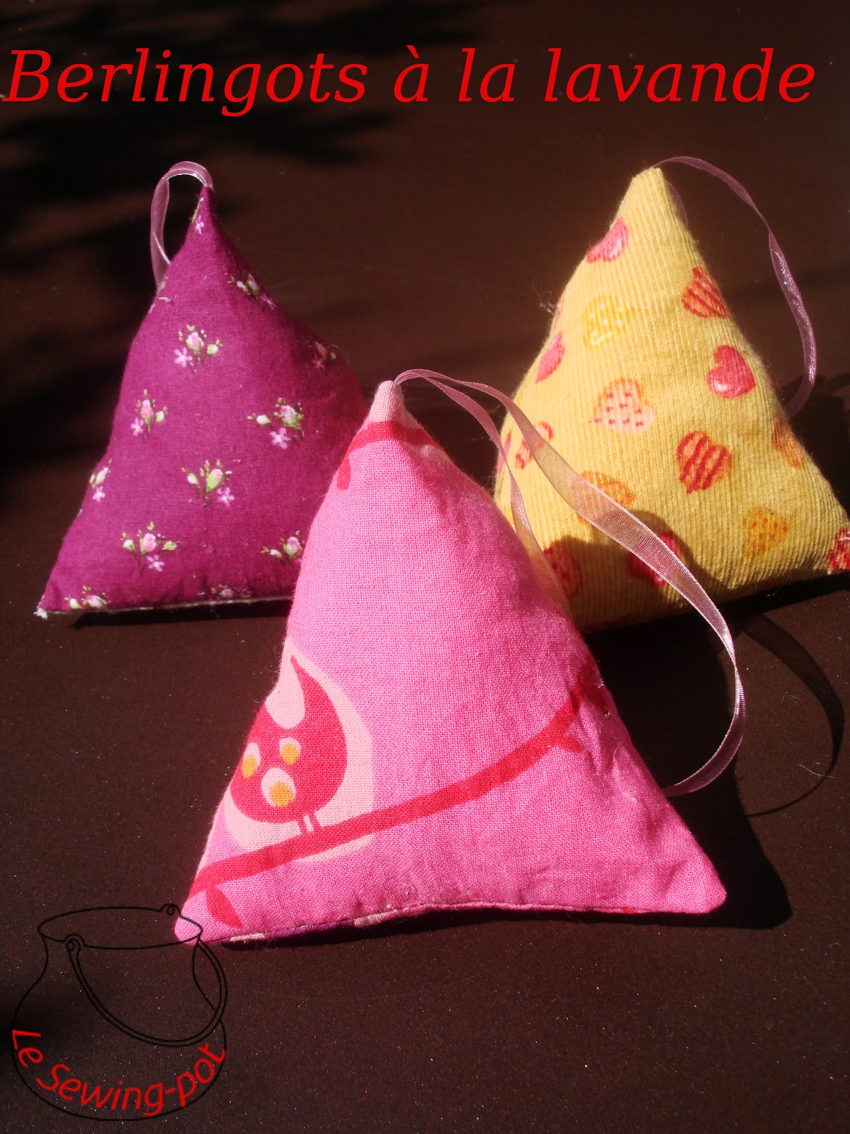 Le sewingpot Sachets de lavande séchée n°2 / Dried lavender sachets 2