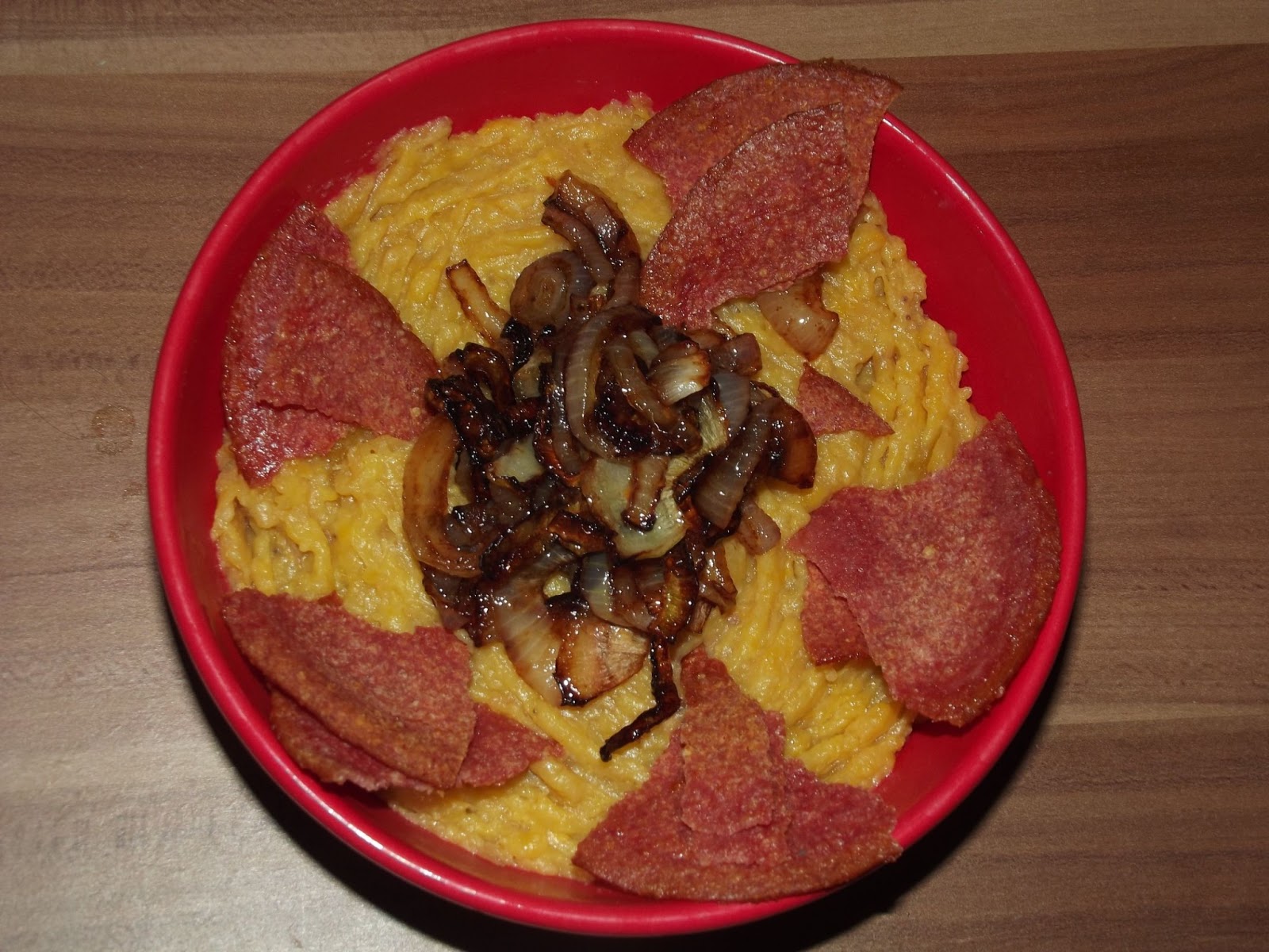 Adventures in Flavorland Mangu with onions and salami (Dominican Republic)