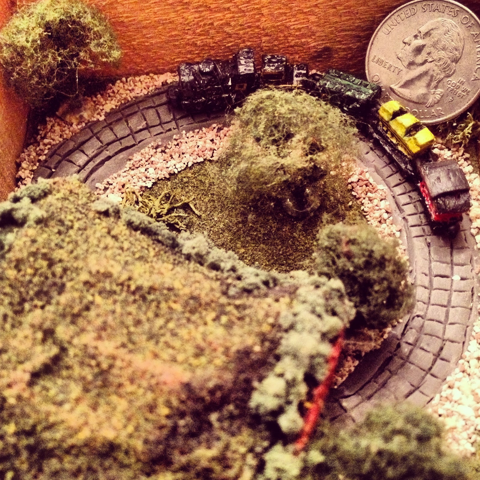 The Suitcase Machine World's 2nd smallest working train set