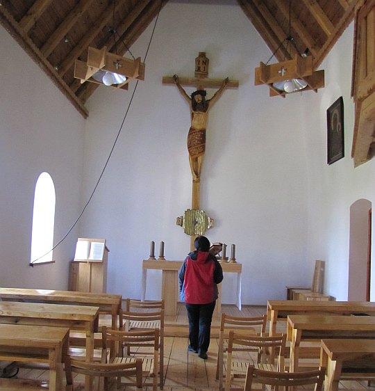 Kaplica pod wezwaniem Matki Boskiej Nieustającej Pomocy. Kaplica pod wezwaniem Matki Boskiej Nieustającej Pomocy.
