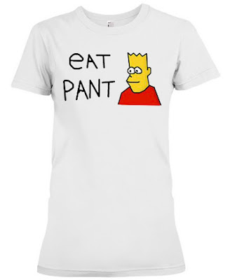 Simpsons Eat Pant T Shirt