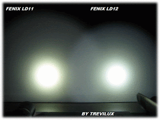 Fenix LD11 review gif beams for Trevilux for luxlinternas.blogspot.com.es
