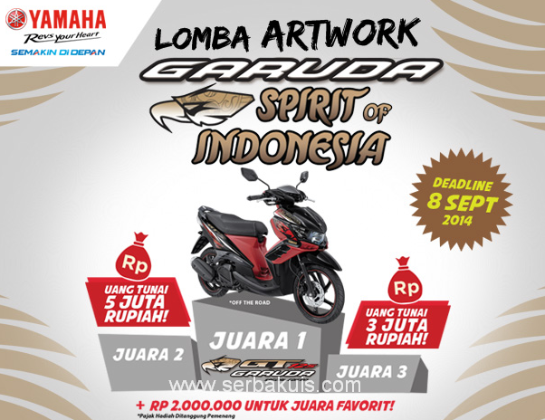 Kontes Desain Artwork Garuda Berhadiah Motor Yamaha GT125