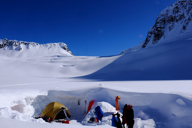Con gli sci in Alaska, sul Monte Denali. Fotografia di Mauro Taramelli