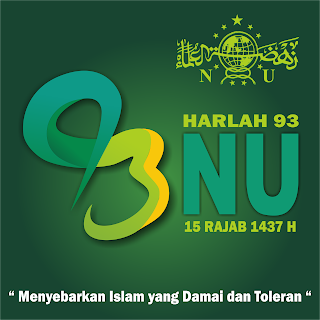 Logo Harlah NU | Nahdlatul Ulama ke 93 Vector cdr - Download Logo