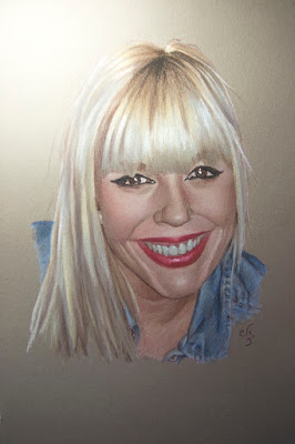 Retrato a pastel. Eva Carballares Retrato a pastel
