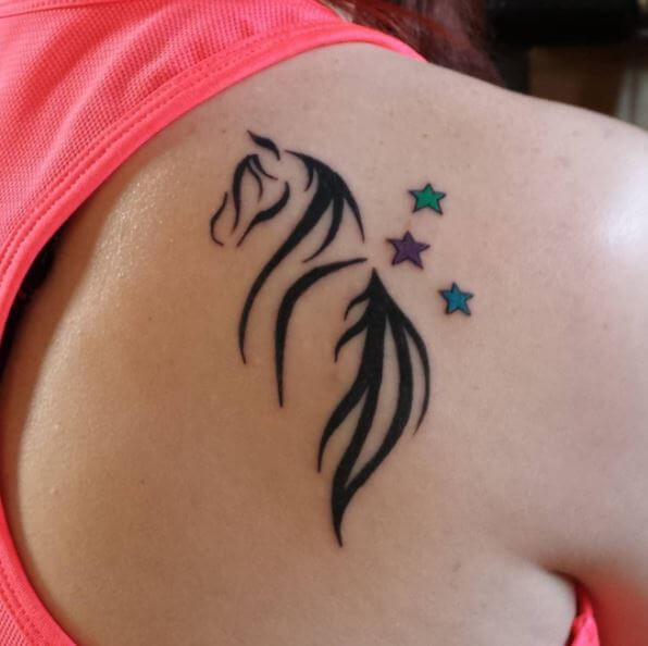 160+ Tribal Horse Tattoo Designs For Girls (2020) With Meaning | Tattoo