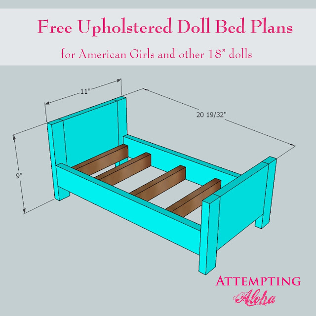 plans for american girl doll bed
