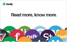 Feedly mini extension for Google Chrome