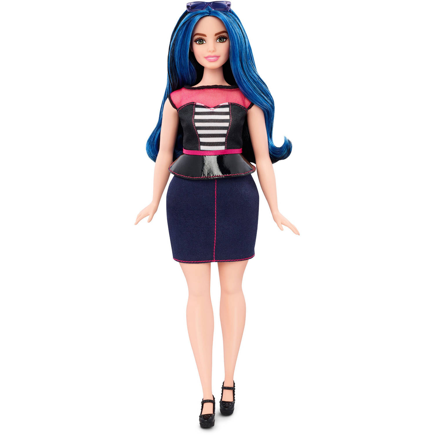 Barbie Fashionistas Dreamer Print Overall Skirt CURVY TALL PETITE REGULAR 