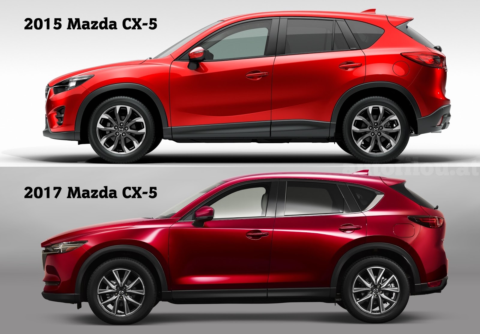 009-2015-vs-2017-Mazda-CX-5-Vergleich-difference-compare-unterschied-red-kodo-soul-metallic-versus-side-seite-autofilou.jpg