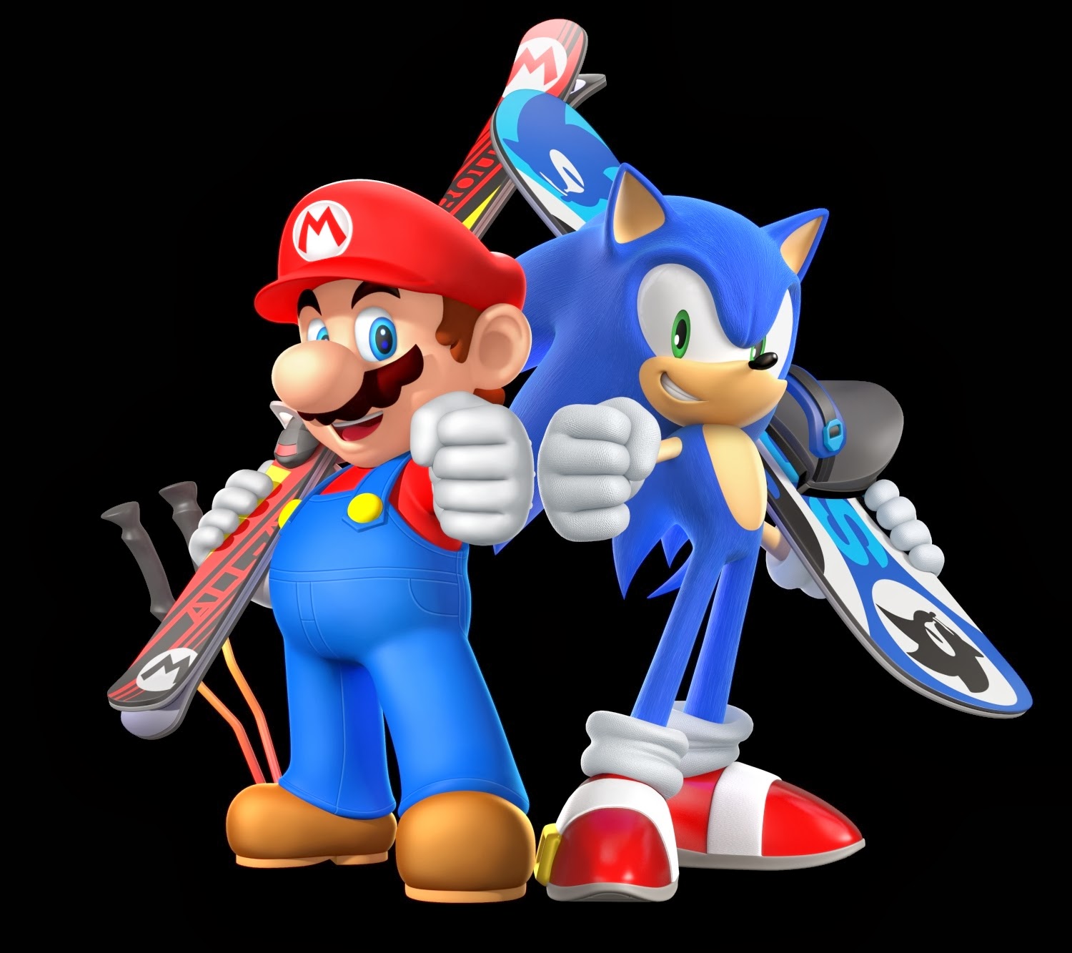 Mario & Sonic at the Sochi 2014 Olympic Winter Games - Super Mario