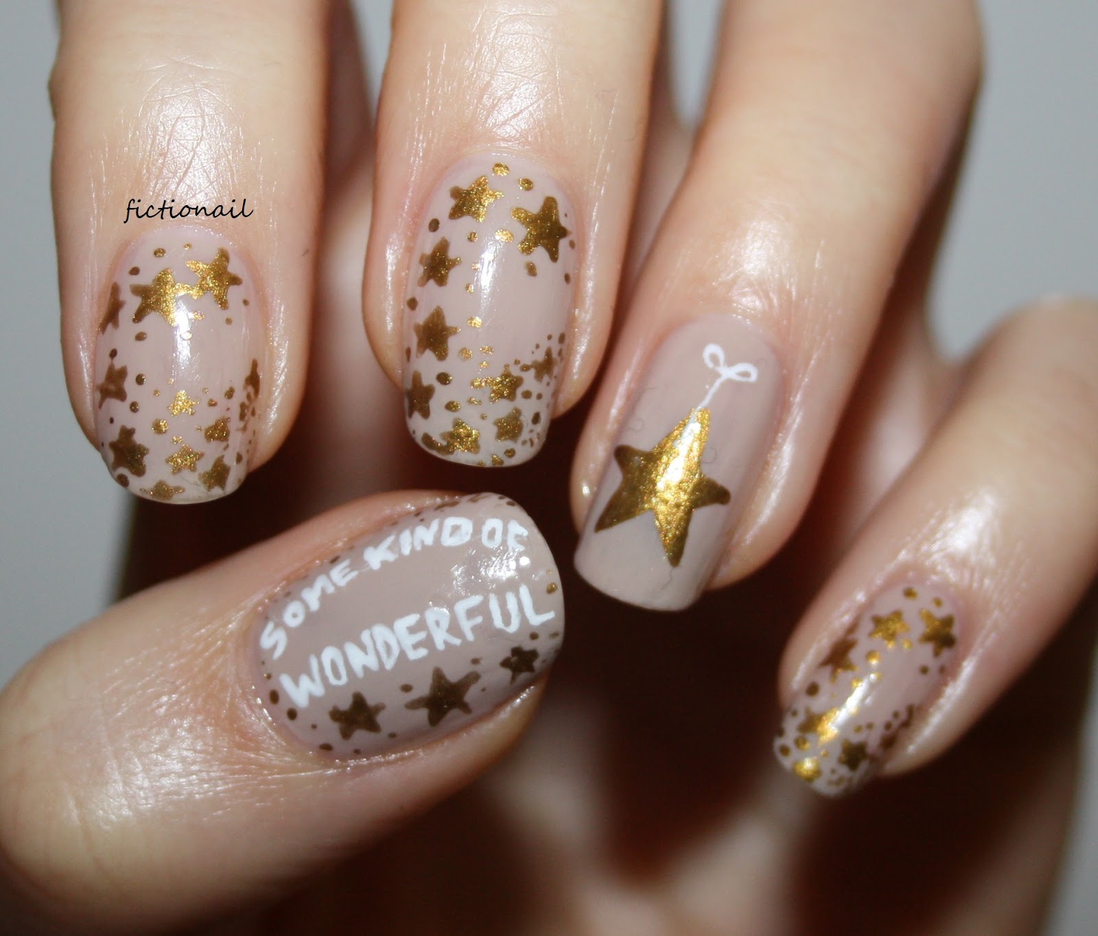 Some Kind of Wonderful Book Cover Nail Art