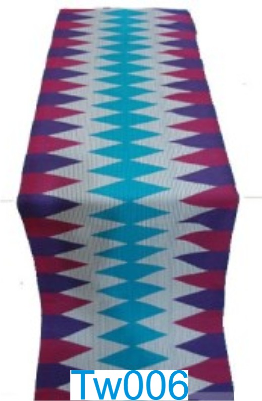 Kain tenun lombok motif Zigzag hijau