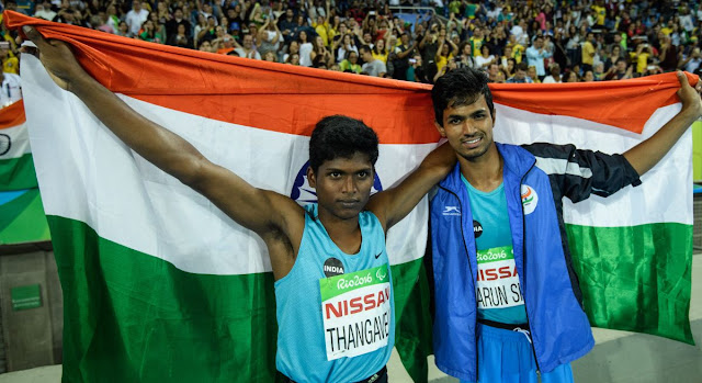 பாராலிம்பிக்கில் தங்கம் வென்ற தமிழக வீரர் தாயகம் திரும்பினார் பாராலிம்பிக்கில் தங்கம் வென்ற தமிழக வீரர் தாயகம் திரும்பினார்