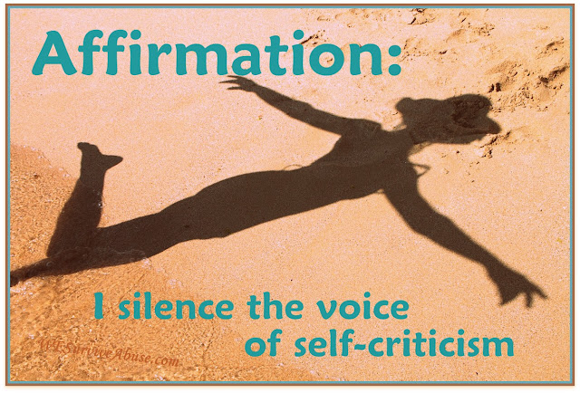 Affirmation: Silence the voice of self-criticism Affirmation: Silence the voice of self-criticism
