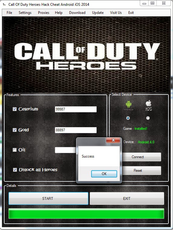 Game Cheat Tool Call of Duty Heroes Hacks Tool Download [Android /iOS]