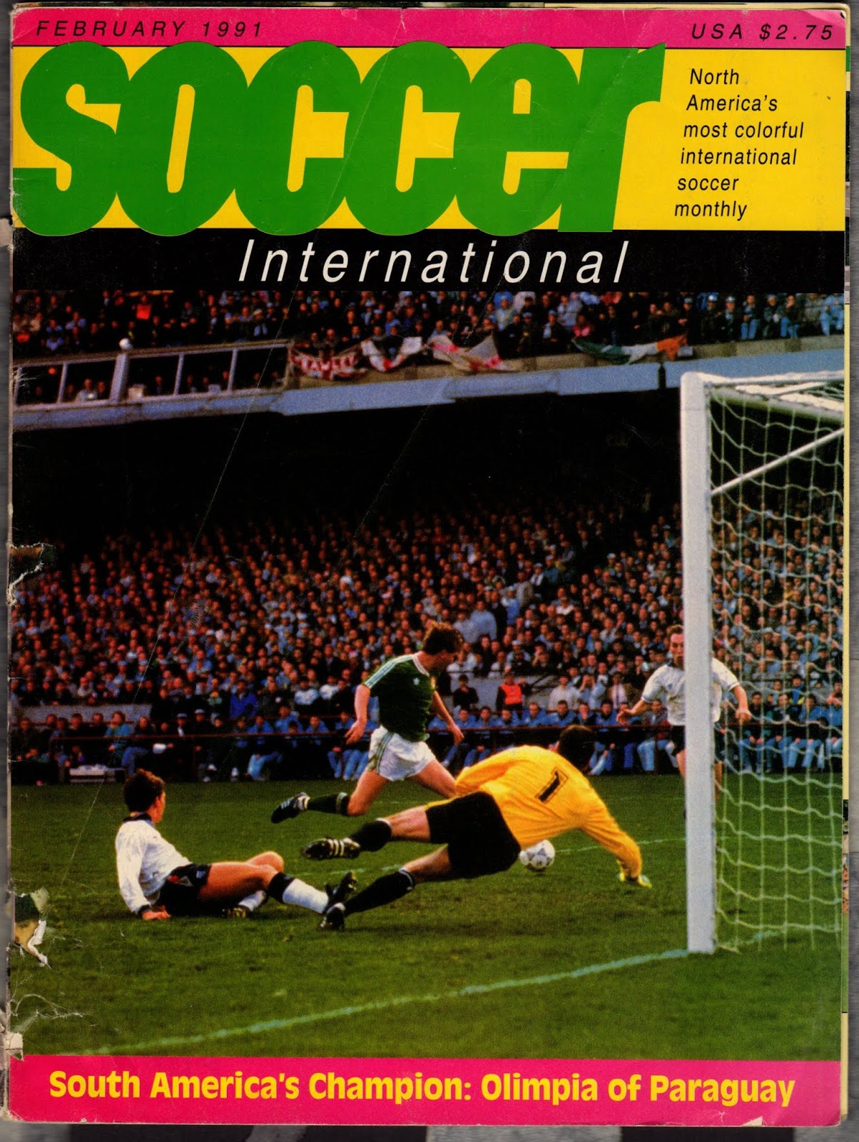 Soccer Nostalgia November 14, 1990Republic of Ireland 1England 1