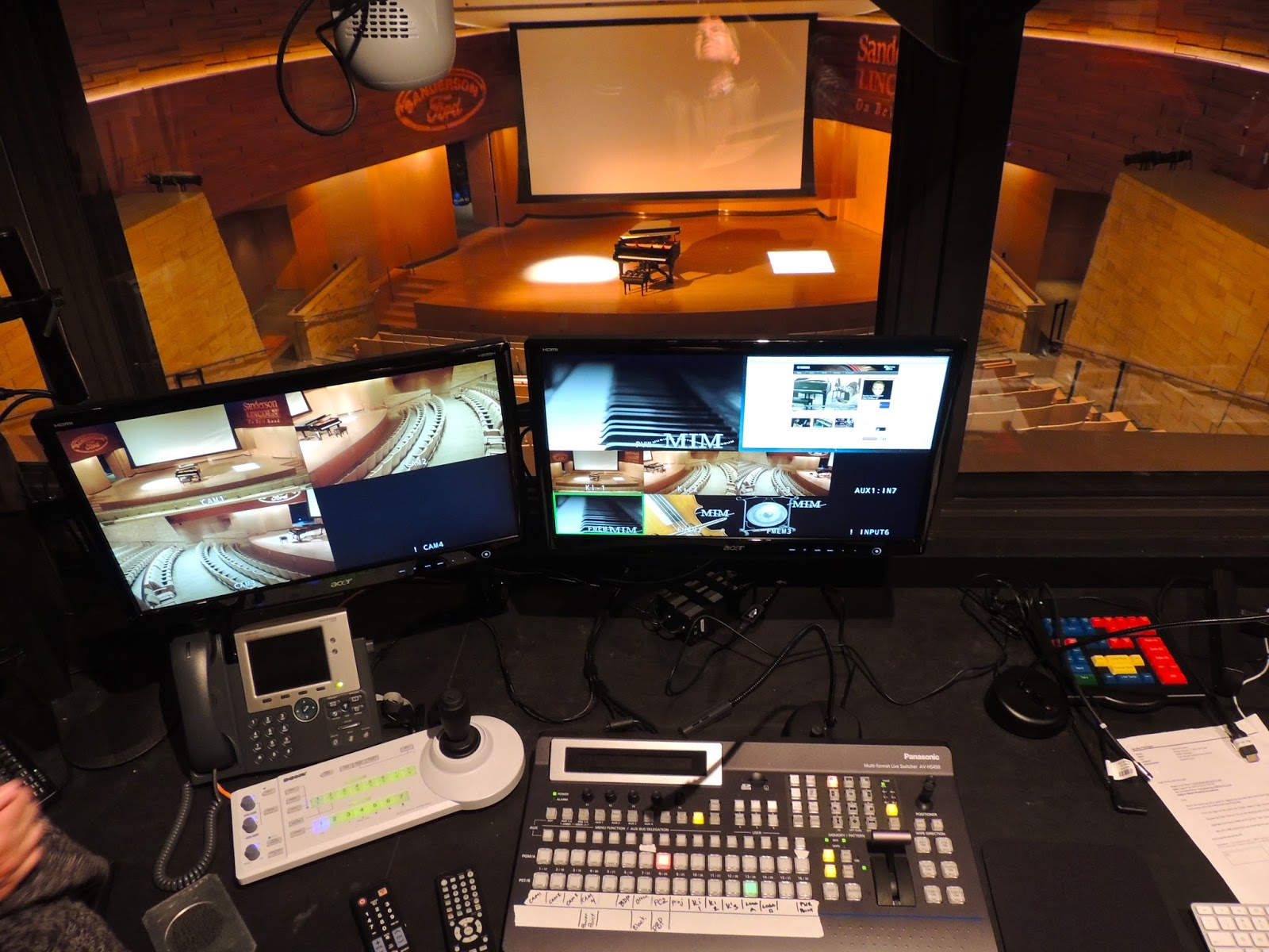 Scottsdale Daily Photo Photo Theater Control Room at the Musical