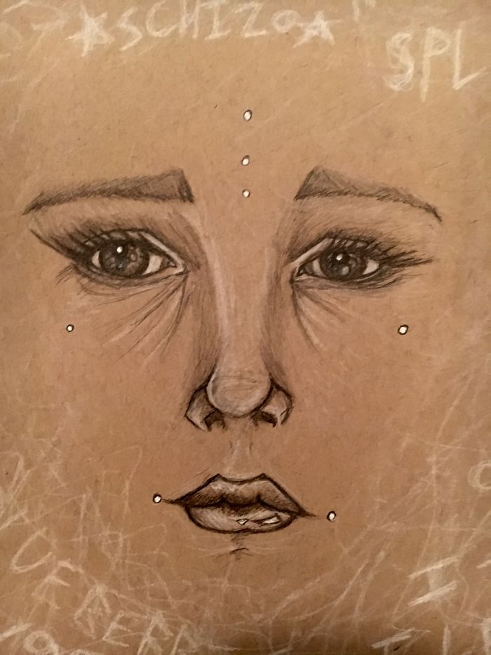Teenager With Schizophrenia Began Drawing Her Hallucinations And The Result Is Mind-Blowing