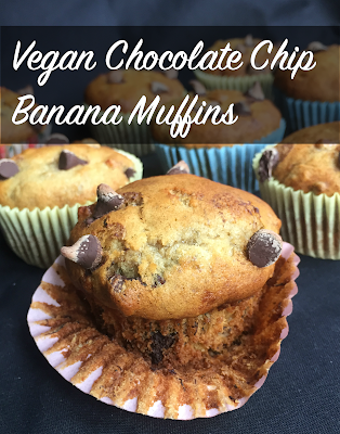 Vegan Chocolate Chip Banana Muffins