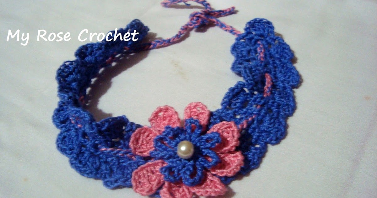 My Rose Crochet Easy Flower Headband