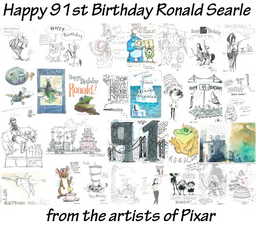 Happy 91st Ronald Searle