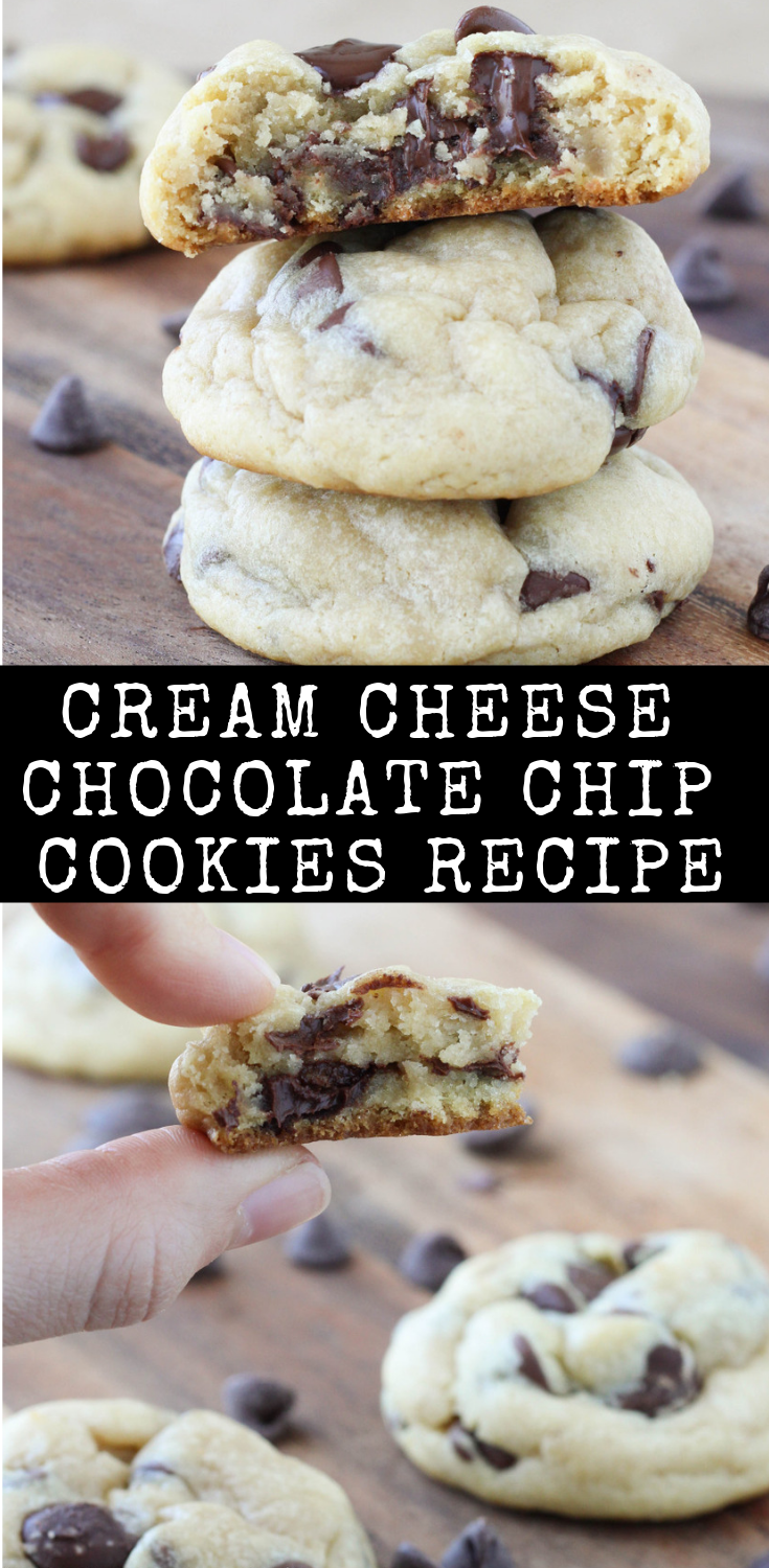 Cream Cheese Chocolate Chip Cookies Recipe Trending Recipes