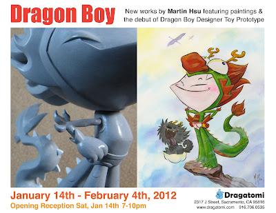 “Dragon Boy” a solo exhibit featuring the works of Martin Hsu at Dragatomi