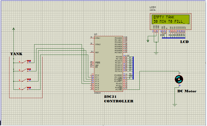 The Electro-Bugs: Water Level Controller using 89C51 microcontroller