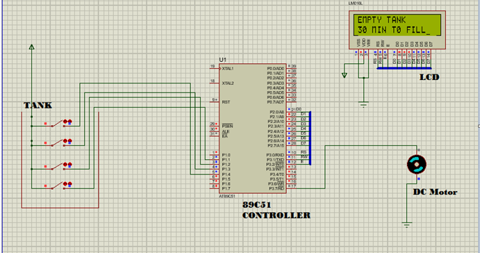 The Electro-Bugs: Water Level Controller using 89C51 microcontroller