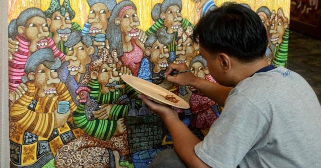 Sebutkan 5 teknik membuat karya seni lukis dengan baik dan benar