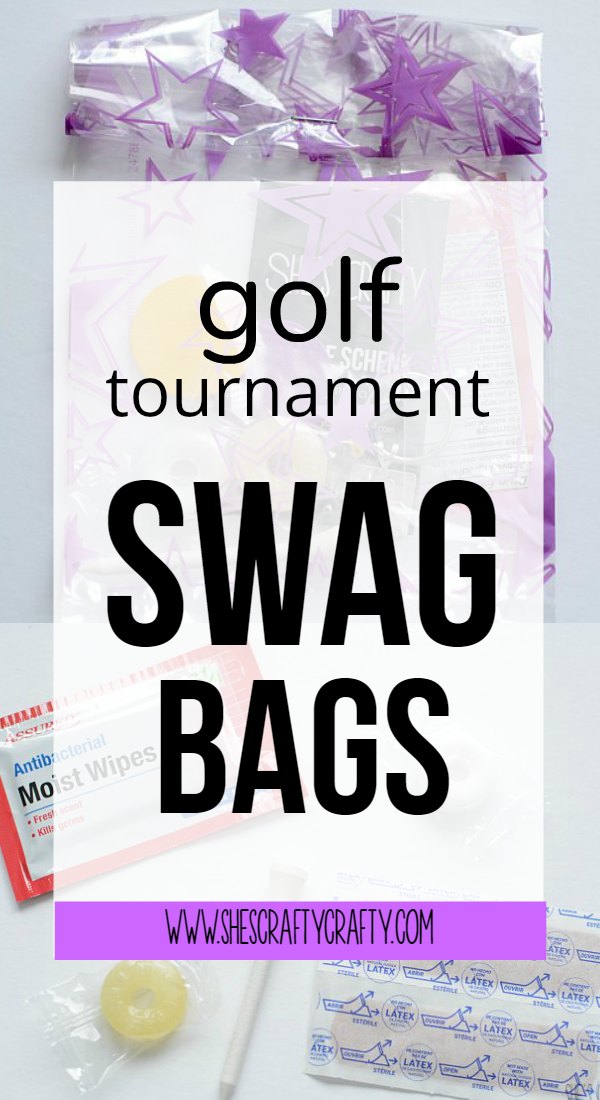 She's crafty Swag bags for a golf tournament