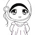 Mewarnai Gambar Hijab