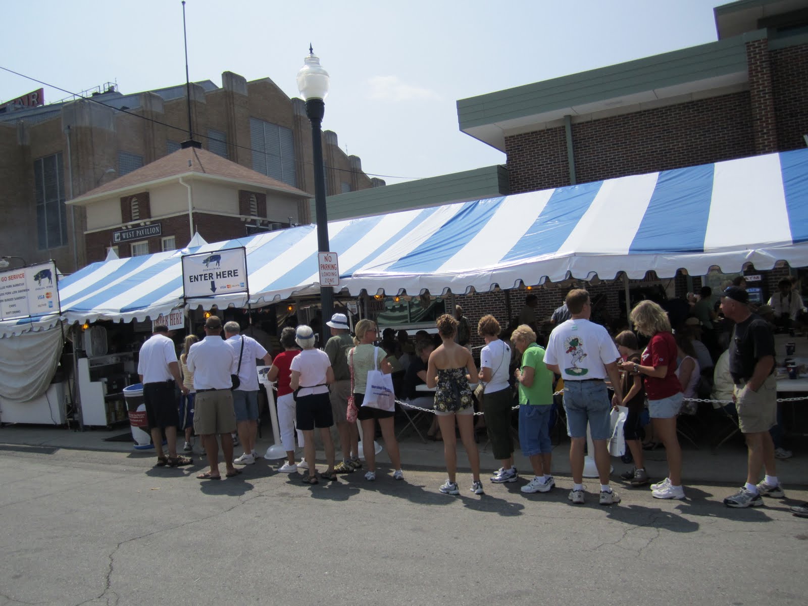 Family of Farmers The Indiana Pork Tents A destination at the Indiana State Fair