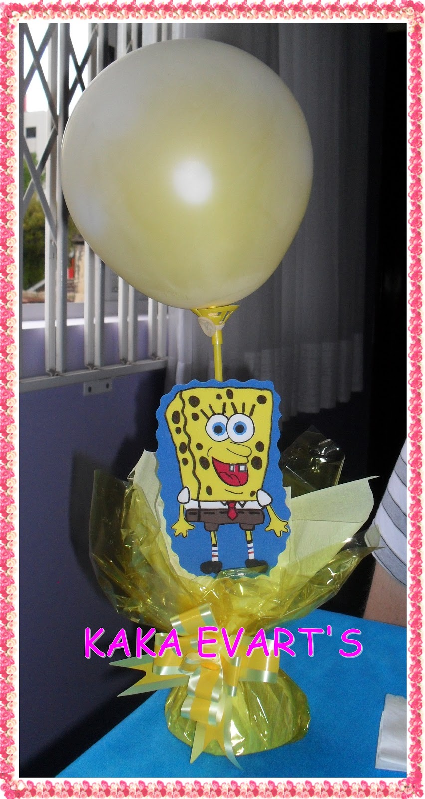 KAKA EVART'S Centro de mesa Bob Esponja