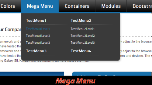 MEGA MENU MEGA MENU