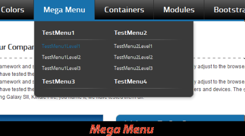 MEGA MENU