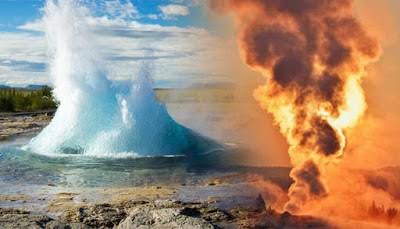Científicos: YELLOWSTONE han advertido que fuertes terremotos cercanos podrían hacer que los géiseres hagan estallar agua hirviendo en el aire. Científicos: YELLOWSTONE han advertido que fuertes terremotos cercanos podrían hacer que los géiseres hagan estallar agua hirviendo en el aire.