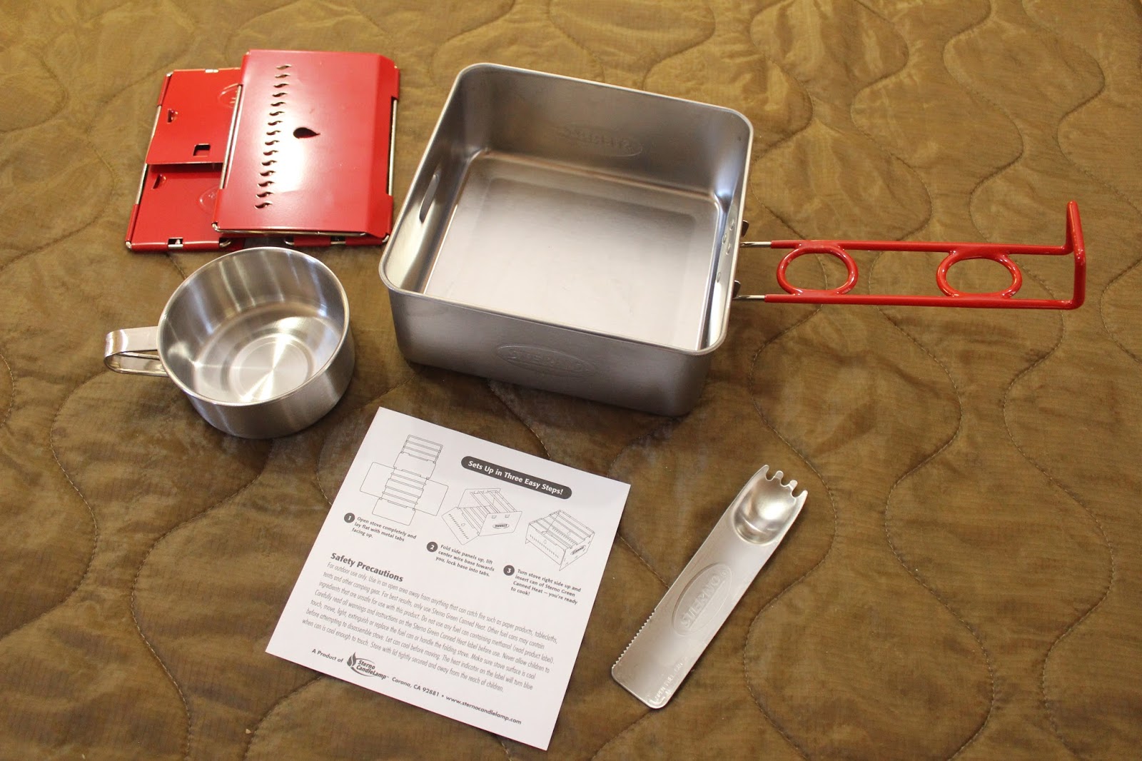 THE ON POINT RESOURCE Sterno Stove Kit